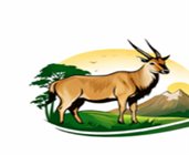 Eland Sanctuary emblem — an eland beneath the Chimanimani mountains