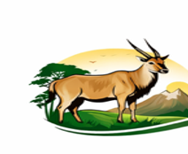 Eland Sanctuary emblem — an eland beneath the Chimanimani mountains